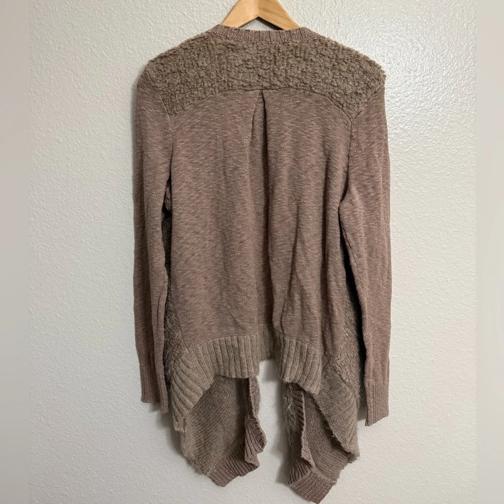 Anthropologie Sleeping On Snow Slubby Boucle Cardigan Sweater